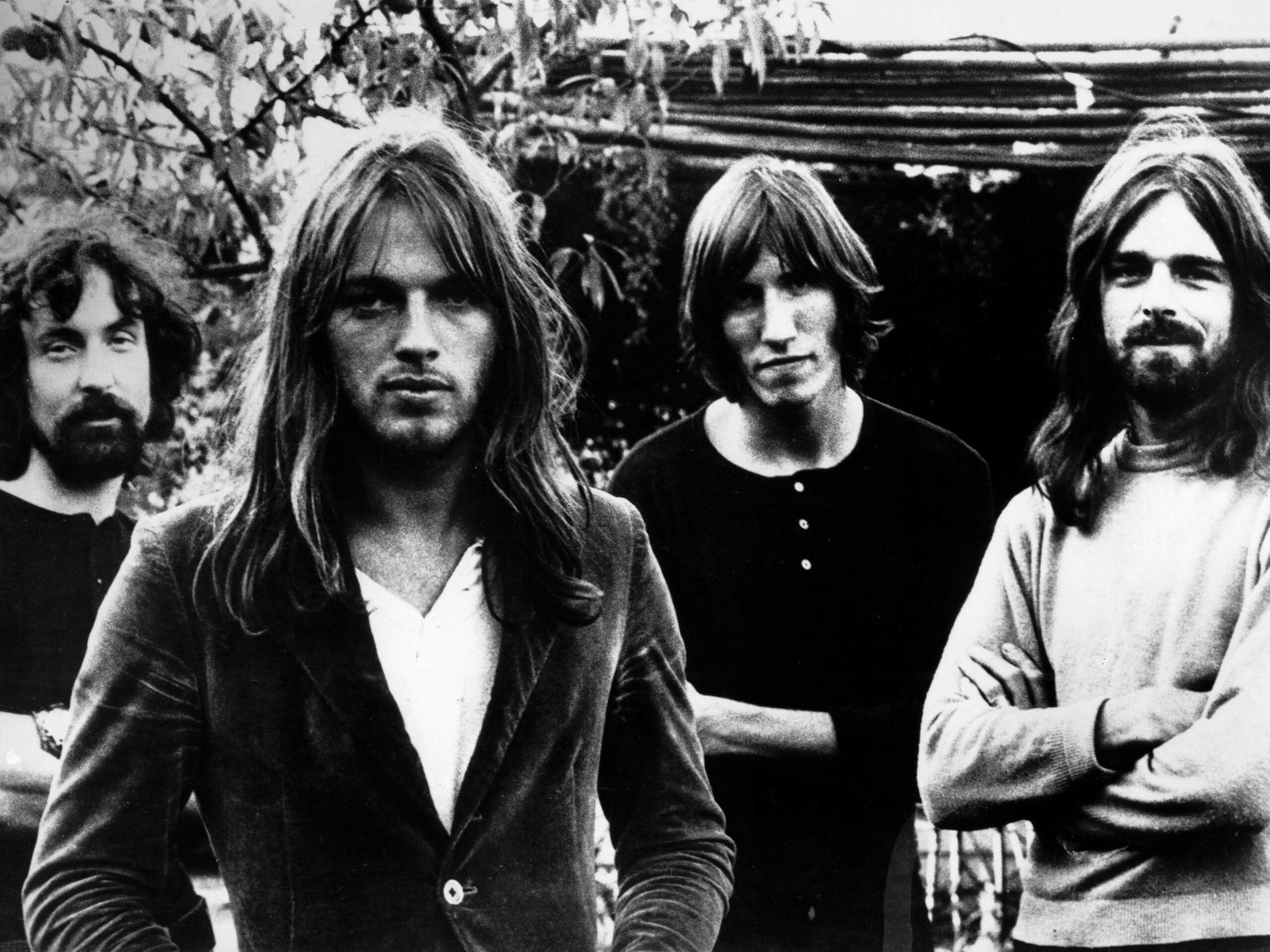 Pink Floyd in 1972, left to right: Nick Mason, David Gilmour, Roger Waters and Rick Wrigh